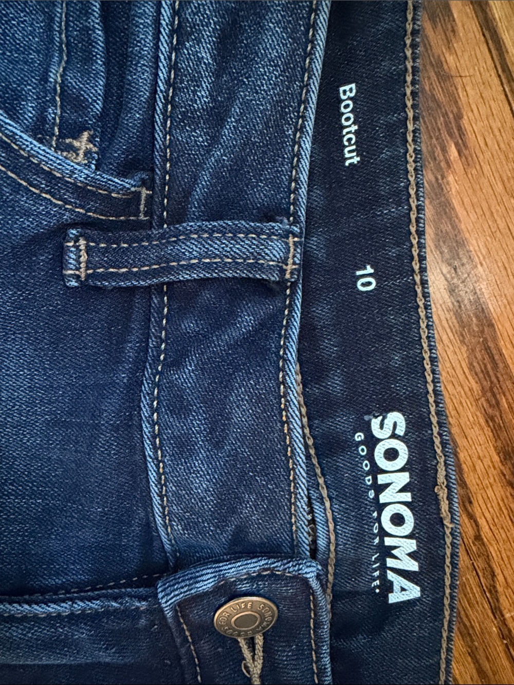 Sonoma Women's Blue Bootcut Jeans - Picture 2 of 3